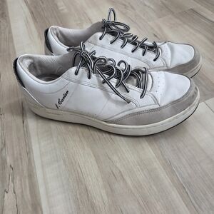 Vintage Reebok S Carter III Tennis Shoes Black White Leather Sneakers 10.5 Y2K